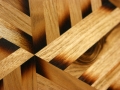 Sand shaded butternut veneer door